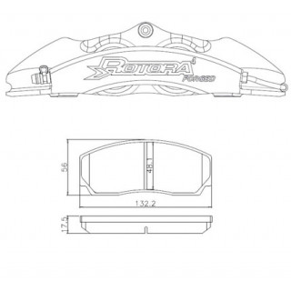 Колодки H8 Metallic 